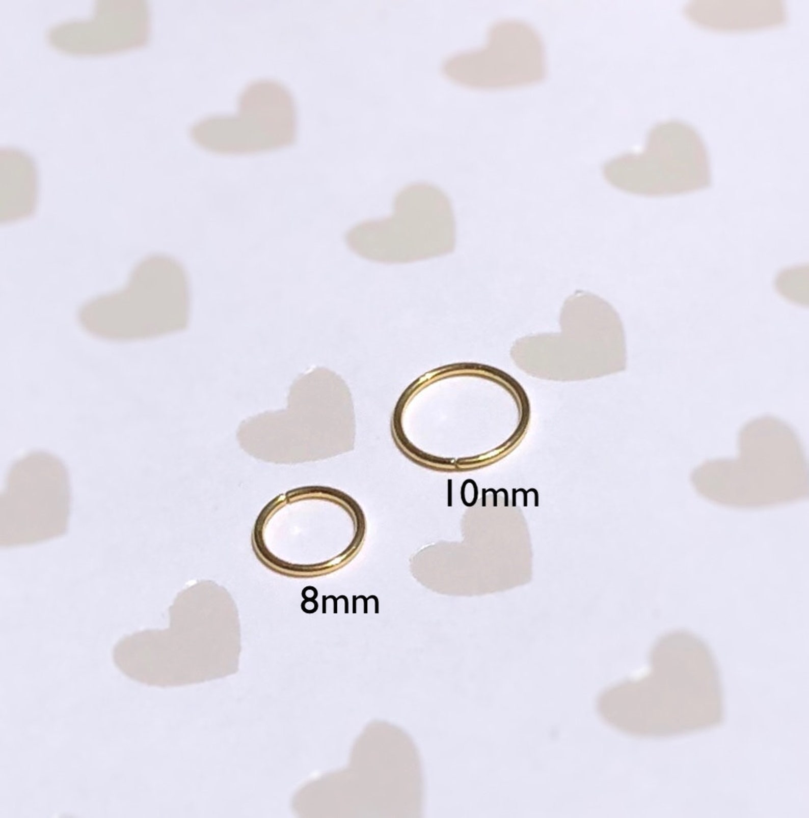 18K 20g Nose Ring Seamless Nose Ring Gold Seamless Nose Etsy