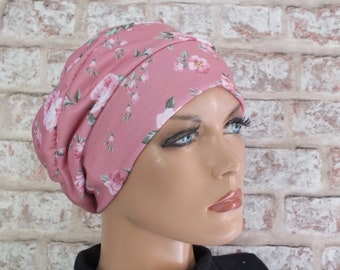 Zomertrui of lichtgewicht slouchy hoed, volledig gevoerd, voor haaruitval, chemo, kanker, alopecia (Ally)