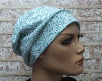 summer Jersey Hat Headwear for Cancer, Chemo, Hair Loss, Leukaemia  (Carmen)