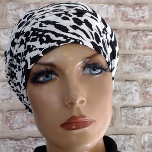 Bonnet en jersey contre le cancer, la chimio, la perte de cheveux et la leucémie RNA image 2