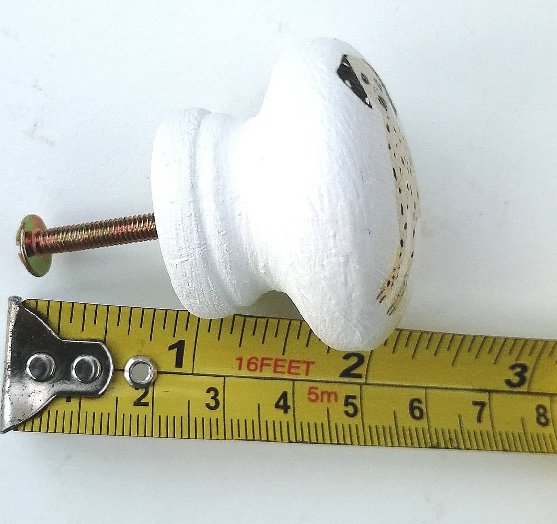 Dog door knob.Handmade wooden drawer knobs with dog breed Etsy