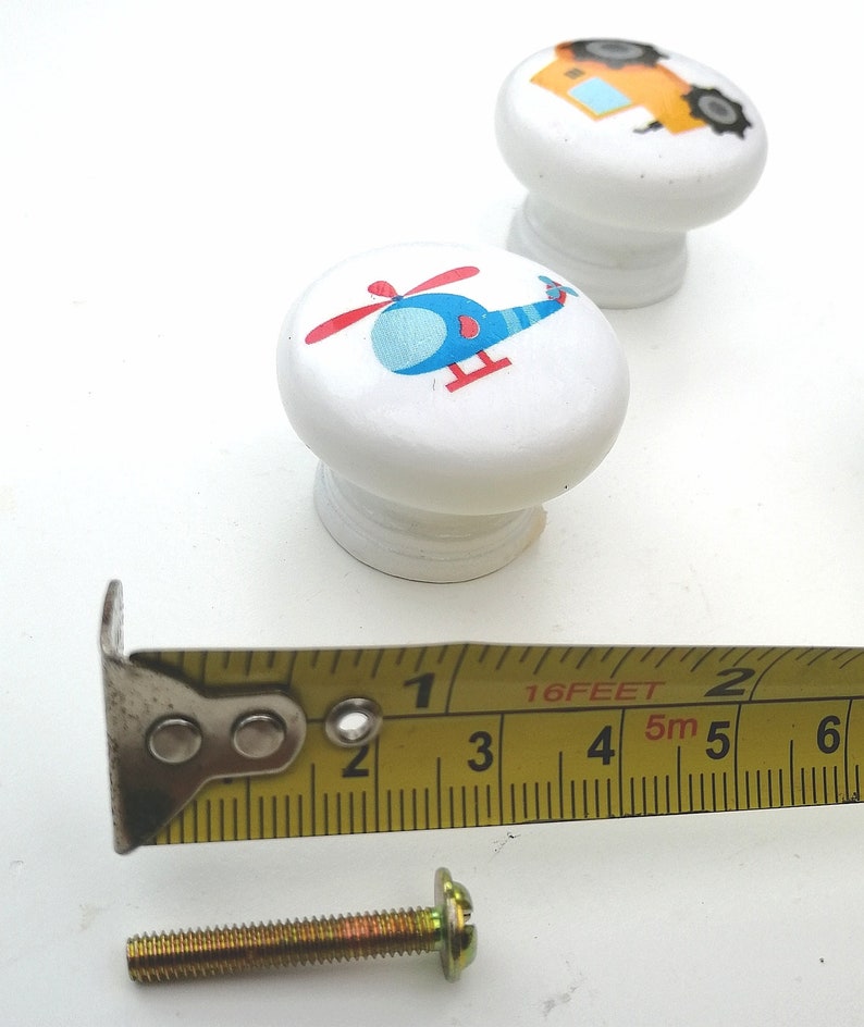 Vehicle drawer knob. 40mm wooden white painted door knobs with Etsy