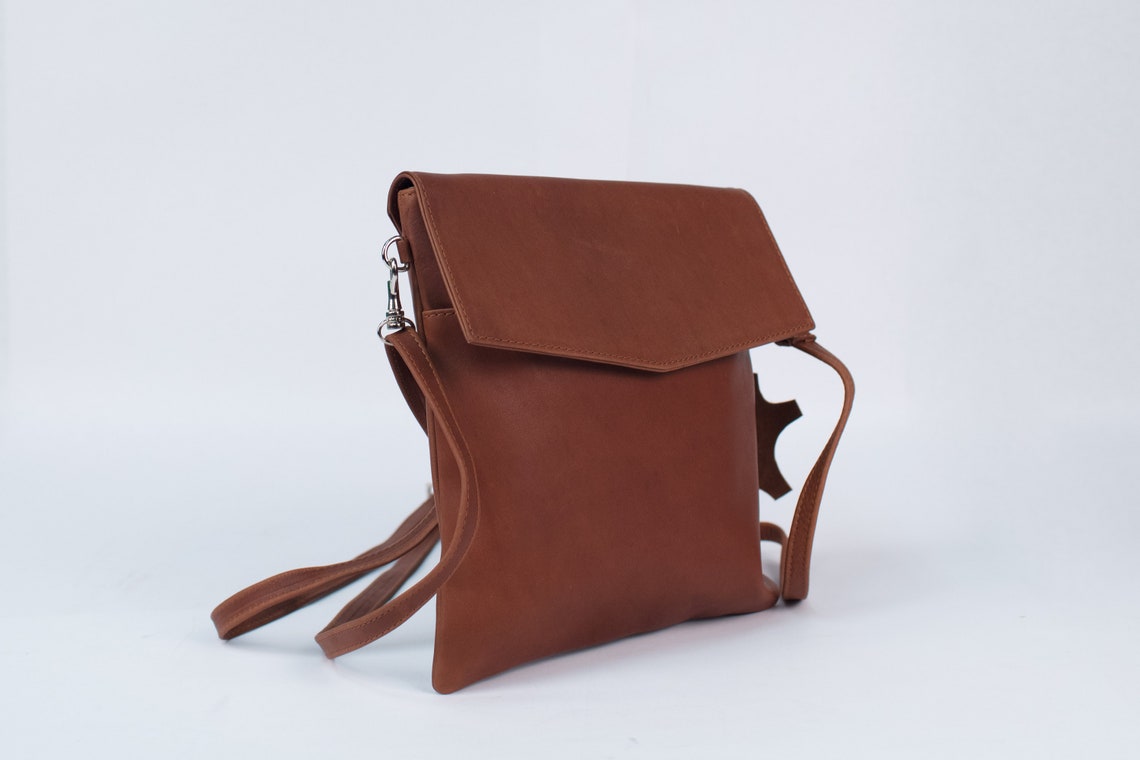 Brown Quilted Crossbody Bag main image 1