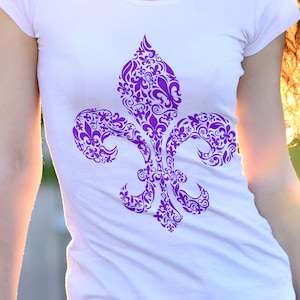 Fleur de lis ornamental , Ai, Jpg, PNG, SVG, EPS, for Silhouette, plotter, cutting / flower of lis / scouts / boy scouts
