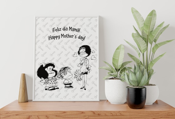 Mafalda Mother's Day Gift, JPG PNG SVG, DXF, EPS, for Cricut