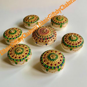 Henna Candle/Mehndi/Tanjore style floating/Tealight/Diwali diya/Party Decor/Bollywood wedding/Centerpiece/Indian favor/Christmas/Gifts