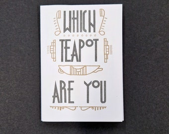 Which Teapot Are You? Zine
