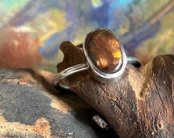 Fire Agate Ring