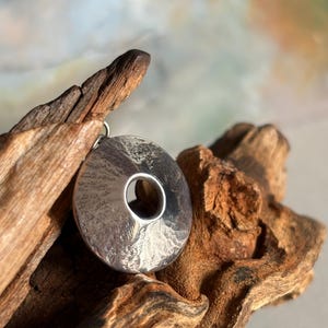 Textured Domed Pendant
