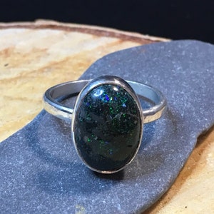 Andamooka Opal Ring