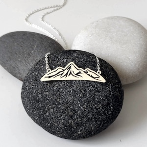 Berg Halskette, Alpen Karte, Natur Schmuck, Wandern Halskette, Geographie Geschenke, Geographie Lehrer, Geek Anhänger, Wandern Geschenk, Schottland Geschenk