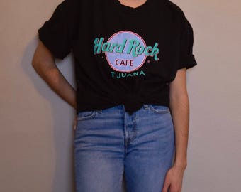 Vintage Hard Rock Café Tiujana Neon Tee