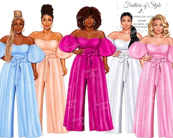 Imágenes prediseñadas de chica de verano, imágenes prediseñadas de chica de moda, imágenes prediseñadas de dama jefa, imágenes prediseñadas de mujer con curvas, imágenes prediseñadas afroamericanas, imágenes prediseñadas de chicas afro