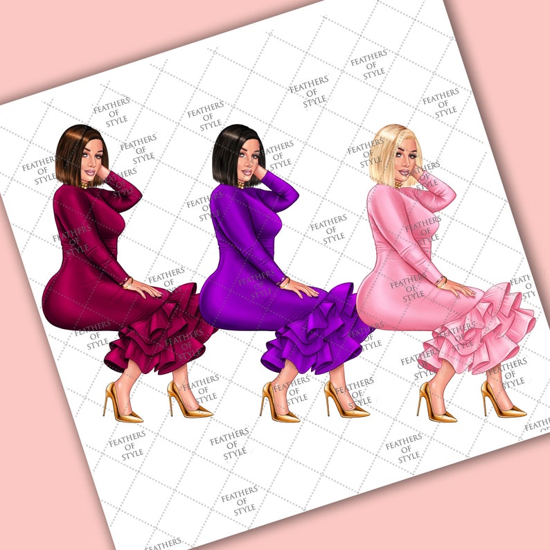 Beauty clipart, Makeup clipart. Cosmetics Clipart, Fashion Clip Art, Beauty Blog, Fashion Blog, African American girl image 5