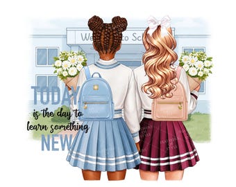 Clipart uczennicy, Clipart uczennicy, Clipart powrotu do szkoły, Clipart uczennicy, Clipart nastolatki, Clipart Afroamerykanki