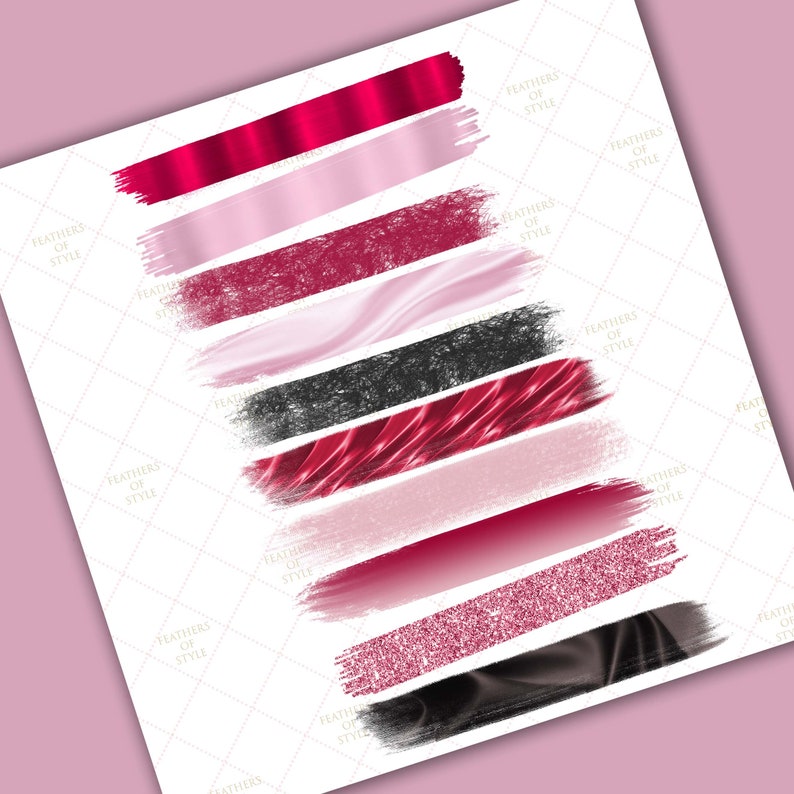Download Valentine Brush Strokes Whimsical Brush Paint Strokes ...