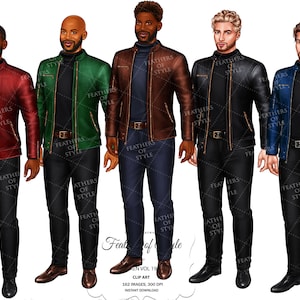 Man clipart, Boyfriend clipart, Casual man clipart, Boy clipart, Male clipart, African american man clipart