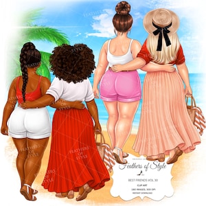 Beste Freunde Clipart, Seelen Schwestern Clipart, Besties Clipart, Freunde Clipart, Bff Clipart, Sommer Freunde Clipart, Strand Freunde Clipart