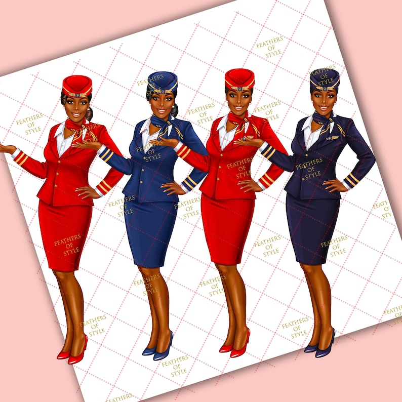 Flight attendant clipart Pilot clipart Pilot woman clipart ...