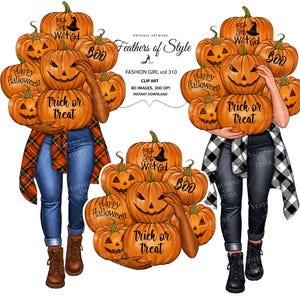 Fall Clipart, Autumn Clipart, Fall Planner, Pumpkins Clipart, Fall Stickers, Autumn Lifestyle, Halloween clipart, Autumn Planner, Autumn Art