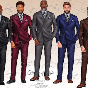 Man clipart, Business man clipart, Boyfriend clipart, Mature man clipart, Father clipart, Male clipart, African American man clipart