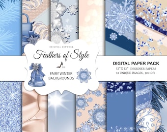 Carte invernali, carte digitali invernali, motivi invernali, sfondi invernali, motivi ad acquerello, acquerello invernale, motivo glitterato