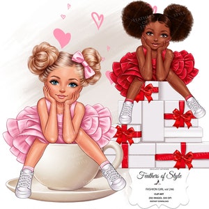 Meisje clipart, kinderen clipart, meisje clipart, schoolmeisje clipart, meisje illustratie