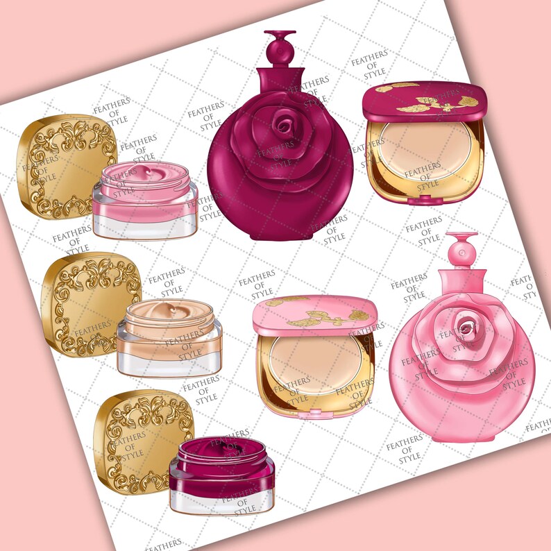 Beauty clipart, Makeup clipart. Cosmetics Clipart, Fashion Clip Art, Beauty Blog, Fashion Blog, African American girl image 8