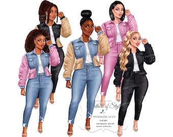 Imágenes prediseñadas de chica de mezclilla, imágenes prediseñadas de chica jefa, imágenes prediseñadas de chica de moda, imágenes prediseñadas de chica de jeans, imágenes prediseñadas afroamericanas, imágenes prediseñadas de chicas afro