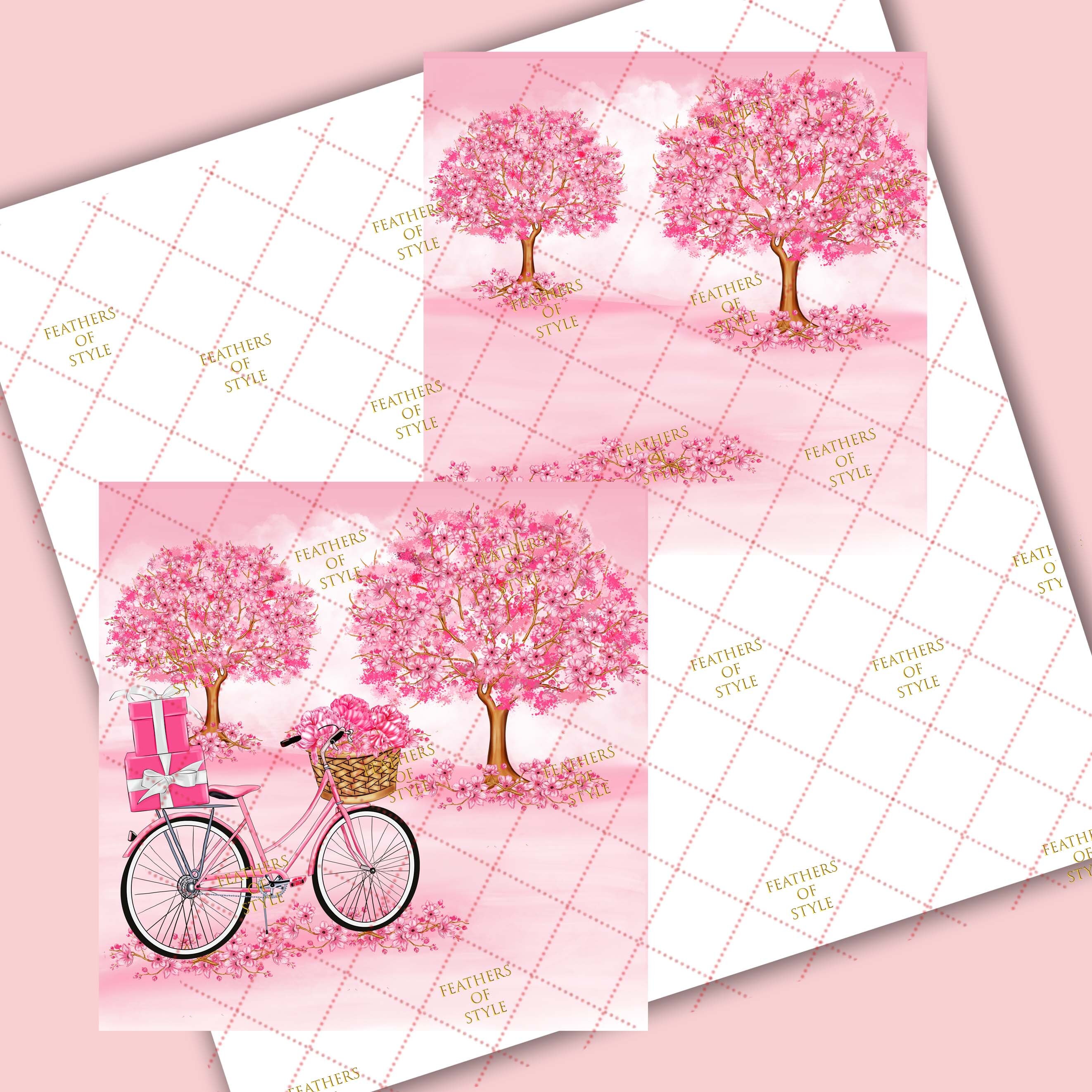 Spring Scenes Graphics Spring Background Scene, Spring Illustration, Promenade Scene ...