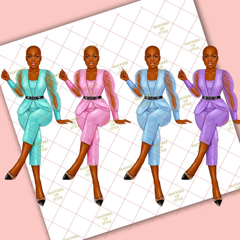 Lady boss clipart Boss Babe clipart Planner Girl Clipart | Etsy