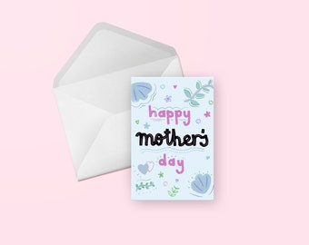 Mother's Day Doodle Greeting Card