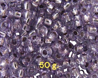 Preciosa Tschechische Rocailles 10/0, Lila, 50gr
