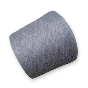 Grey Merino Yarn on Cone, Lace Weight Wool for Hand Knitting, Crocheting Projects Machine Knitting, & Weaving, Soft Wool Yarn for Knitting