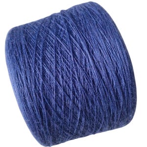 Blue Merino Yarn on Cone, Lace Weight Wool for Hand Knitting, Machine Knitting, & Weaving, Soft Wool Yarn for Knitting, Crocheting Projects