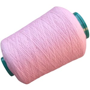 Pink Merino Yarn on Cone, Lace Weight Wool for Hand Knitting, Machine Knitting, & Weaving, Soft Wool Yarn for Knitting, Crocheting Projects