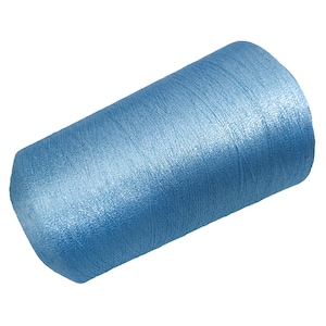 Blue Lurex Yarn Cone, Knitting, Weaving, Lace Weight Glitter Fiber, Needlepoint, Metallic Sparkle Thread for Knitting, Machine Knitting