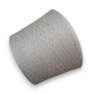 Grey Merino Yarn on Cone, Lace Weight Wool for Hand Knitting, Crocheting Projects Machine Knitting, & Weaving, Soft Wool Yarn for Knitting