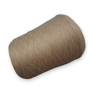 Camel Merino Yarn on Cone, Lace Weight Wool for Hand Knitting, Crocheting Projects Machine Knitting, & Weaving, Soft Wool Yarn for Knitting