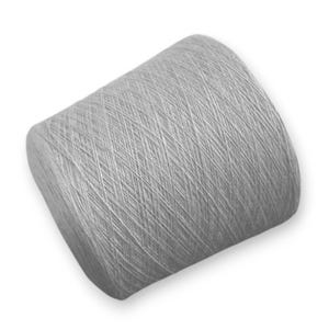 Grey Merino Yarn on Cone, Lace Weight Wool for Hand Knitting, Crocheting Projects Machine Knitting, & Weaving, Soft Wool Yarn for Knitting