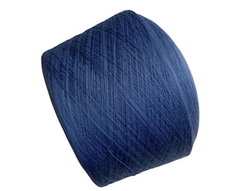 Denim Merino Wool Lace Yarn, Zegna Baruffa, Soft Knitting Wool