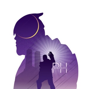 Avengers Endgame - Thanos Minimalist Design - 8x10 Print