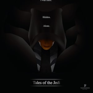 Ahsoka - Star Wars Tales of the Jedi - Minimalist Design - 8x10 Print