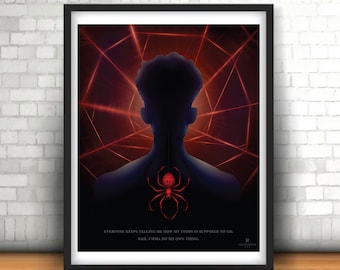 Spider-Man: Across the Spider-Verse - Miles Morales Poster Art - 8x10 Print