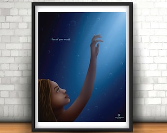 Die kleine Meerjungfrau (Live Action) Poster Kunst - 8x10 Druck