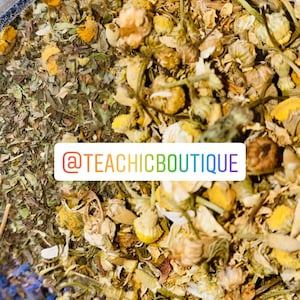 TCB Tasty Teas | Lavender Lady | Fresh Lavender, Chamomile, Spearmint | Loose Leaf Tea & Tea bags