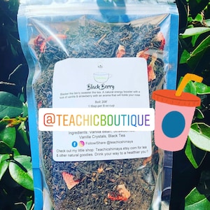 TCB Tea Favors Fresh Fruit & Herbs Small Batch Teas For all events Pick your favz Sip with TCB image 1