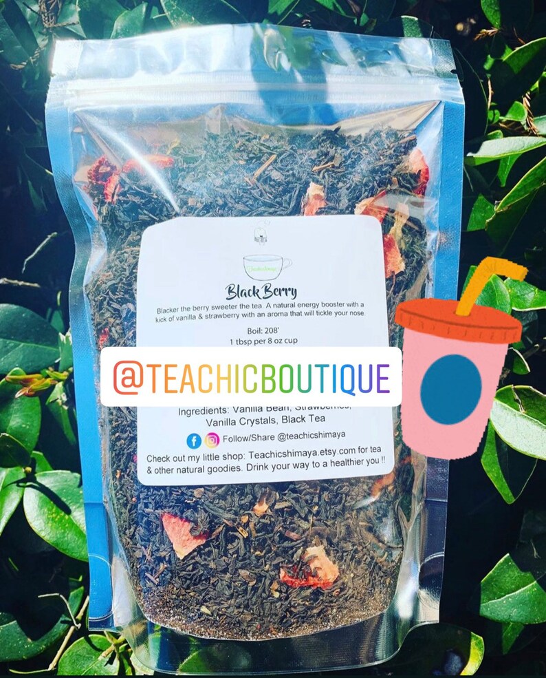 TCB Tea Favors Fresh Fruit & Herbs Small Batch Teas For all events Pick your favz Sip with TCB image 1