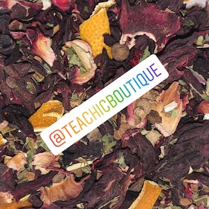 TCB Leckere Tees | Reshe Me | Frische Zitrone, Pfefferminze, Hibiskus, All Spice | Loseblatt-Tee & Teebeutel