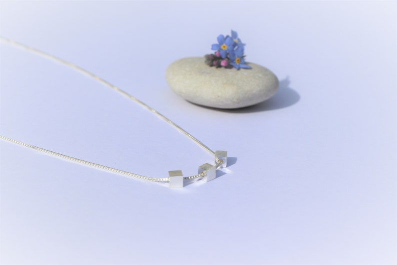Square cube necklace